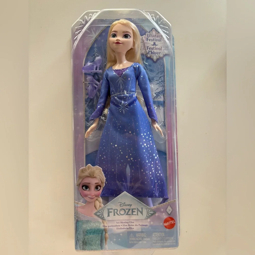 Mattel Disney NWT Frozen Ice Skating Elsa